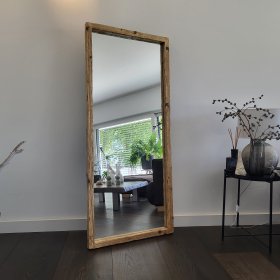 Mobile Preview: Spiegel PENLOA Loftspiegel aus Holz / Massivholz / Altholz